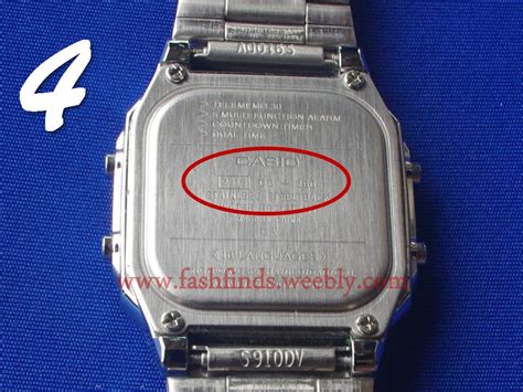 casio watch original vs fake|check casio watch serial number.